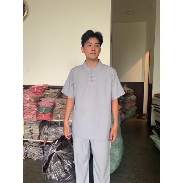 Đồ Lam Đi Chùa # Trụ Nam 3Nút # Quần Áo Nam # Đồ Bộ Nam