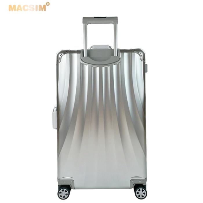 Vali hợp kim nhôm nguyên khối MS1307 Macsim cao cấp màu bạc,màu đen, màu Ti-gold cỡ 28inches