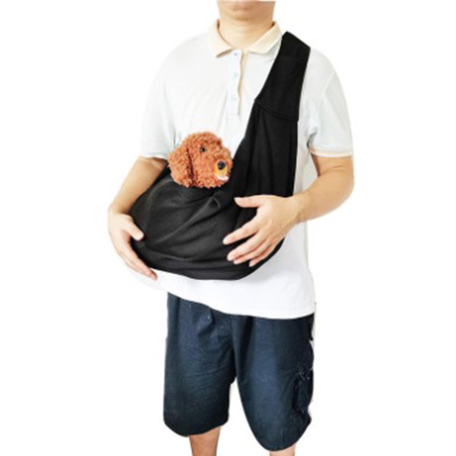 Pet Carrier Adjustable Shoulder Black