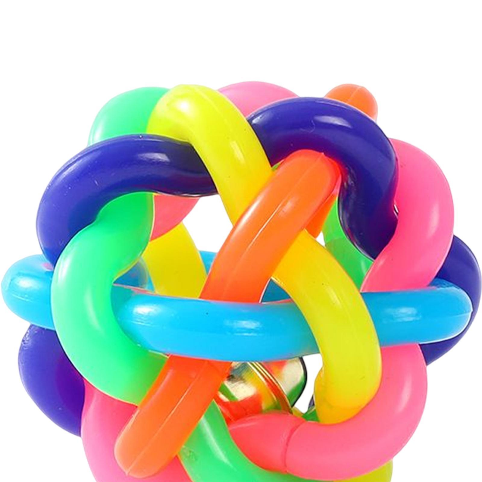 2Pcs  Rubber Balls Squeaky Toy Interactive Dog Toys for Exercise Indoor Cats