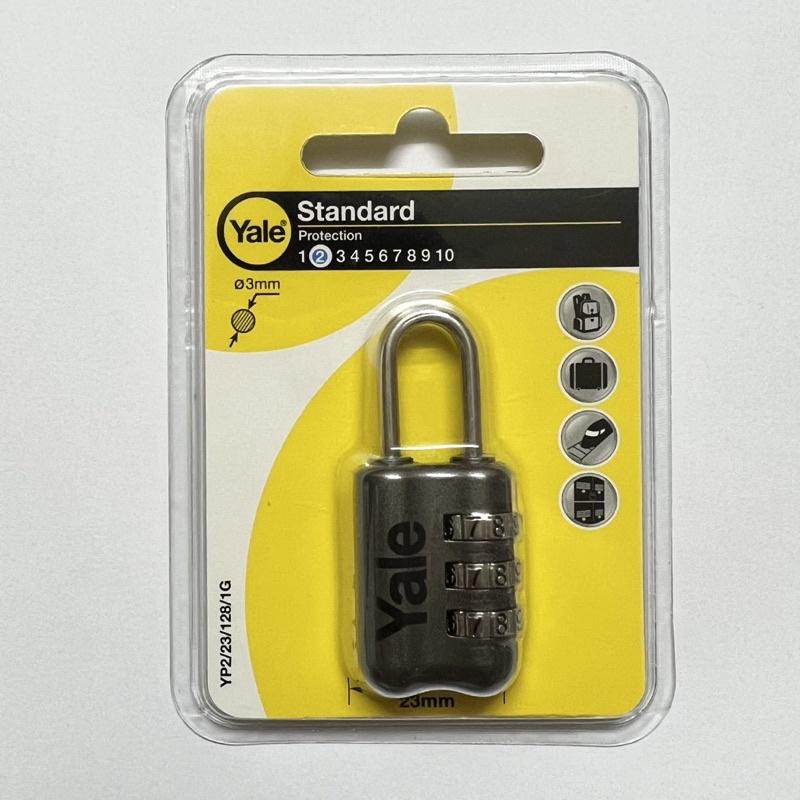 Ổ khóa số Yale YP2/23/128/7 rộng 23mm nhiều màu dùng khóa vali hành lý - MSOFT