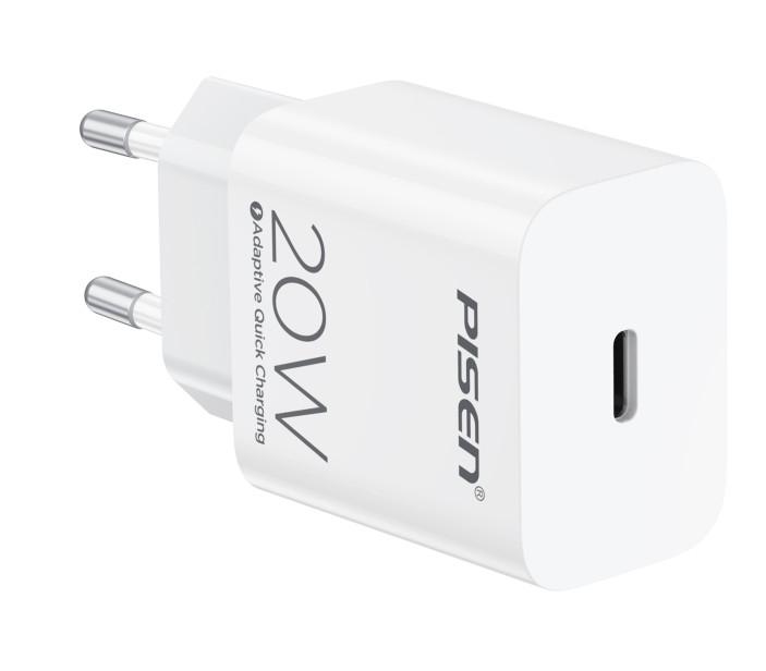 Sạc Nhanh Pisen Quick - Mr White USB-C 20W