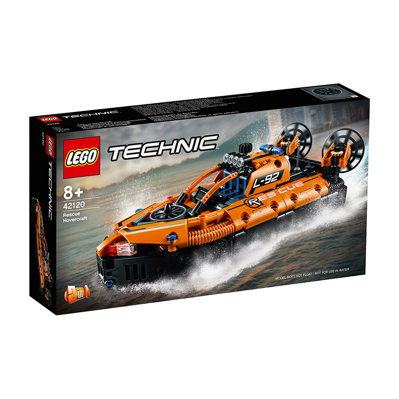 LEGO TECHNIC 42120 Ca nô Đệm Khí Cứu Hộ (457 chi tiết)