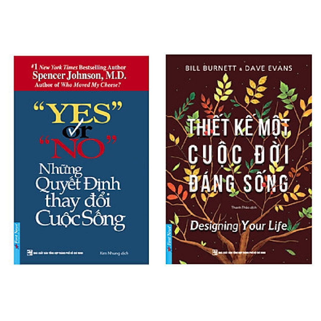 Combo 2 cuốn: Yes Or No - Những Quyết Định Thay Đổi Cuộc Sống  + Thiết Kế Một Cuộc Đời Đáng Sống