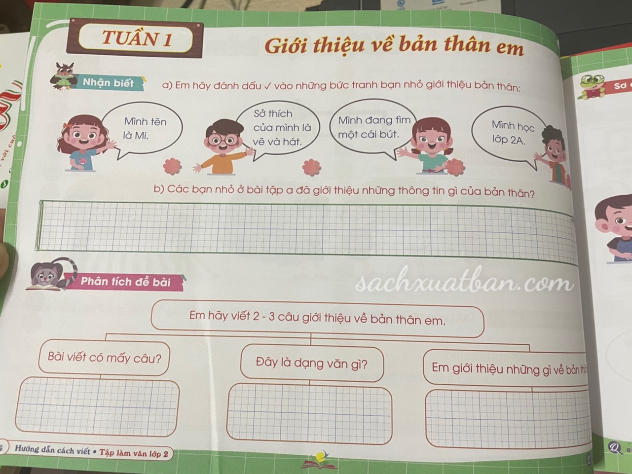 Sách Hướng dẫn cách viết TẬP LÀM VĂN Lớp 2 - Kết nối tri thức với cuộc sống - Cả năm (1 cuốn)