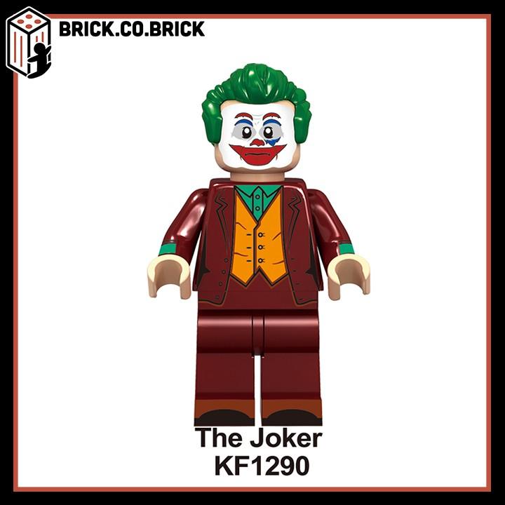 Mô Hình Đồ Chơi Lắp Ráp Siêu Anh Hùng Joker Nhiều Kiểu tóc minifig Kẻ Phản Diện DC KF6110