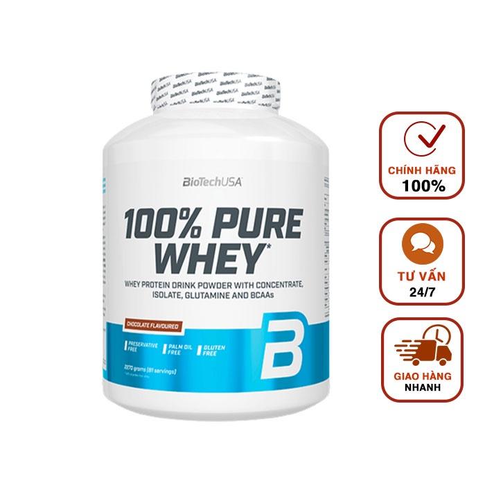 Biotech 100% Pure Whey Tăng Cơ Giảm Mỡ Cho Gymer 2.27Kg