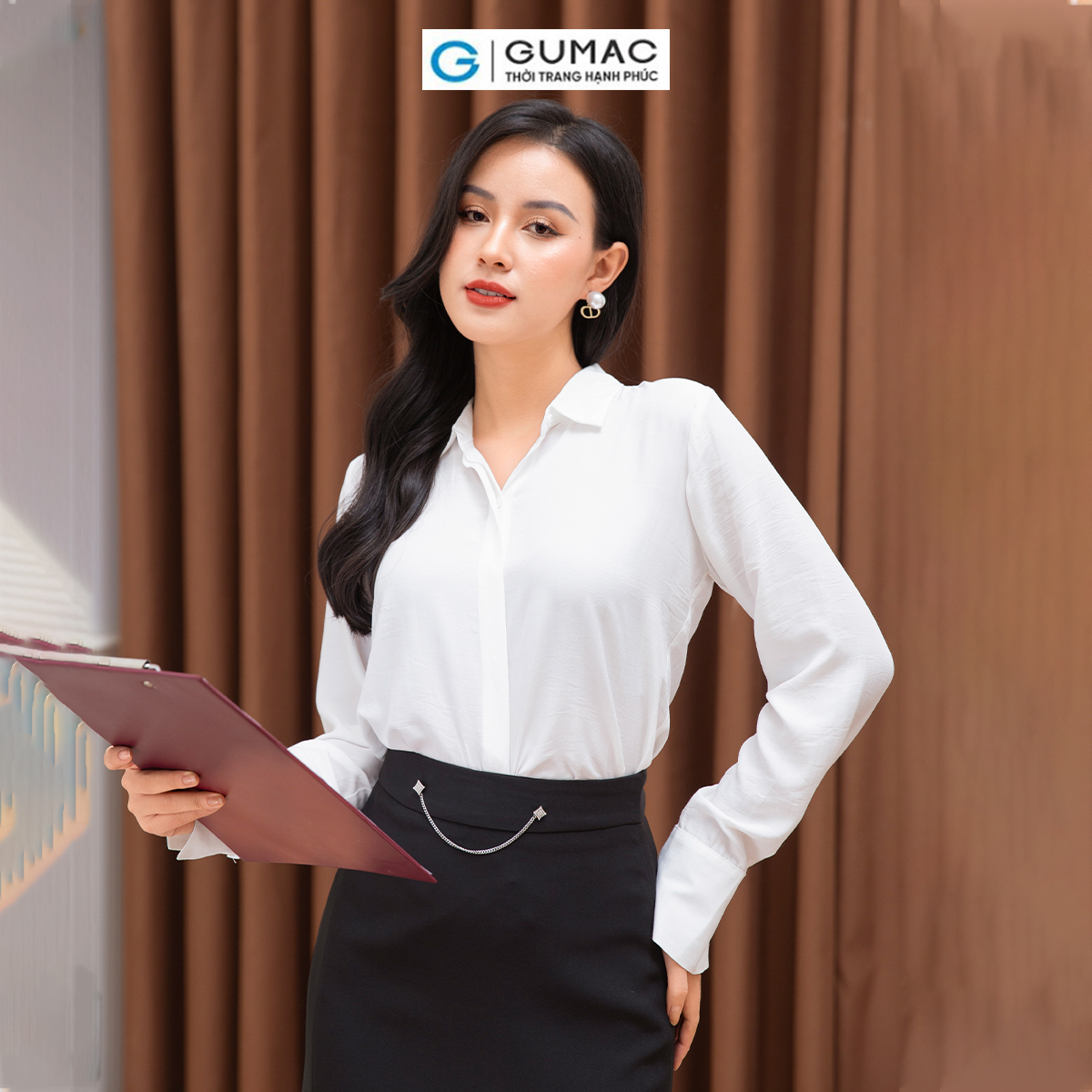 Áo sơ mi manset kiểu GUMAC AD09004