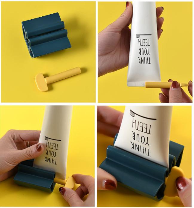 Dụng cụ nặn kem đánh răng dạng xoay cao cấp, thiết kế tiện lợi và dễ sử dụng GD411-NKXoayCC