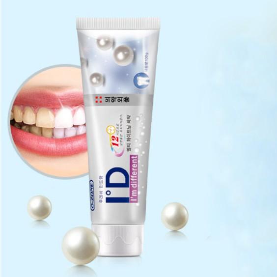 Kem đánh trắng răng ngọc trai O-Zone Brightening Toothpaste Hàn Quốc 100g