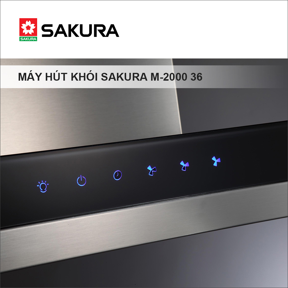 Máy Hút Mùi Treo Tường Sakura M-2000-36 (Made in Taiwan) - Hàng Chính Hãng