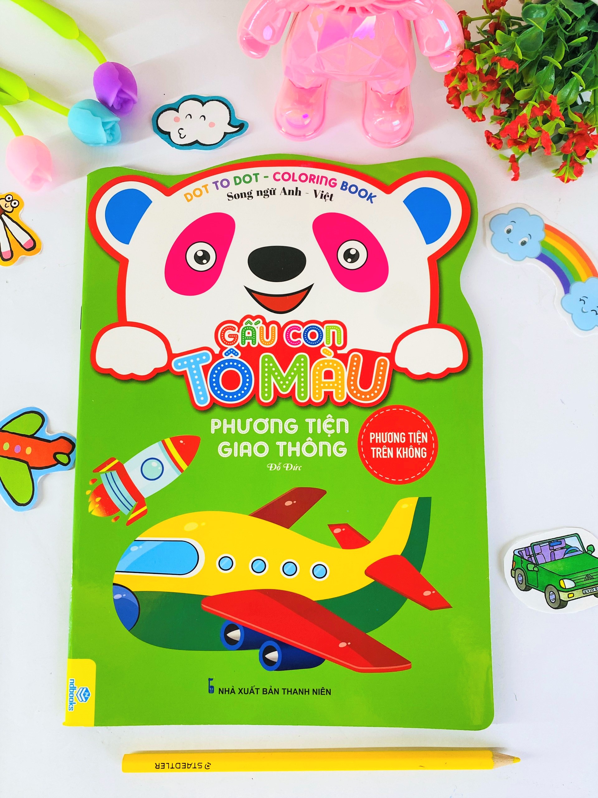 Sách - Combo 6 Cuốn Gấu Con Tô Màu: Phương Tiện Giao Thông - ndbooks