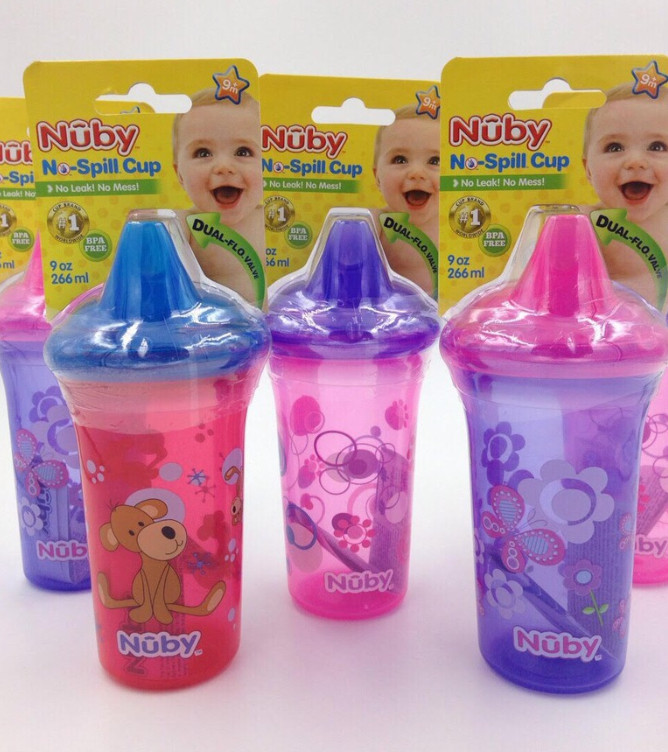 [ 813-Nuby ] Bình uống nước mỏ vịt, dung tích 266ml