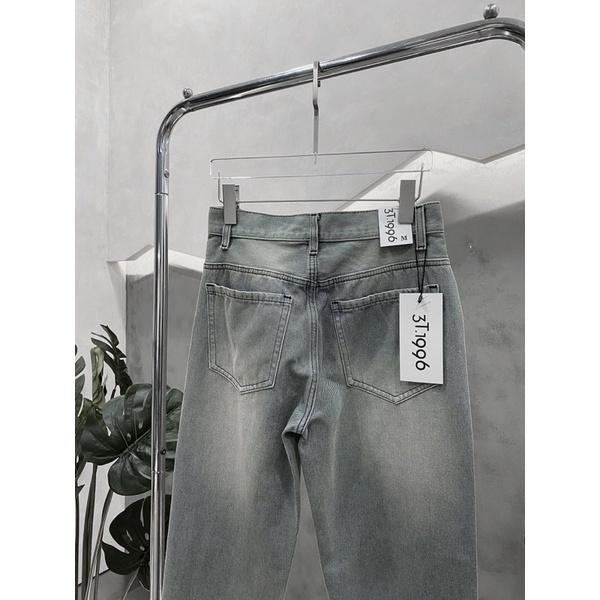 quần baggy jeans unisex form suông