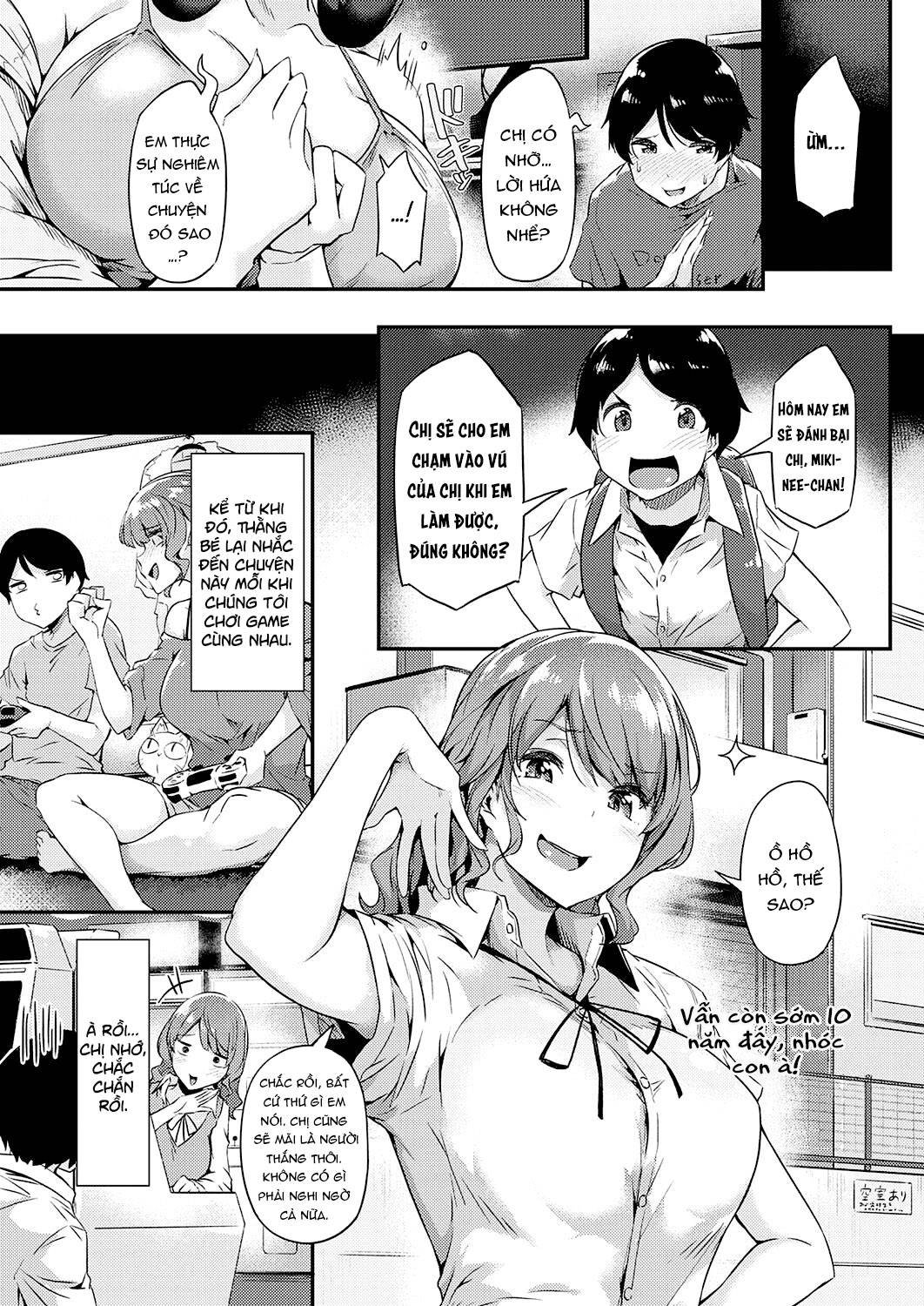 đạt mong ước khi thắng chị gái chơi game quá đỉnh chapter 0 5