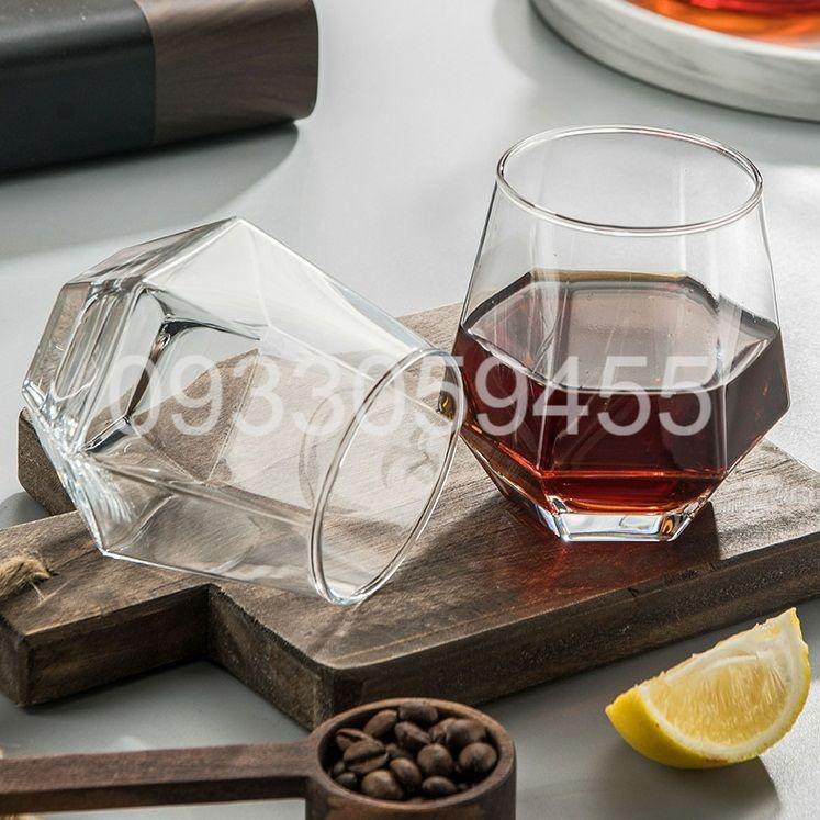 Bộ 6 ly thủy tinh uống trà đá - ly cốc vuông lùn uống nước