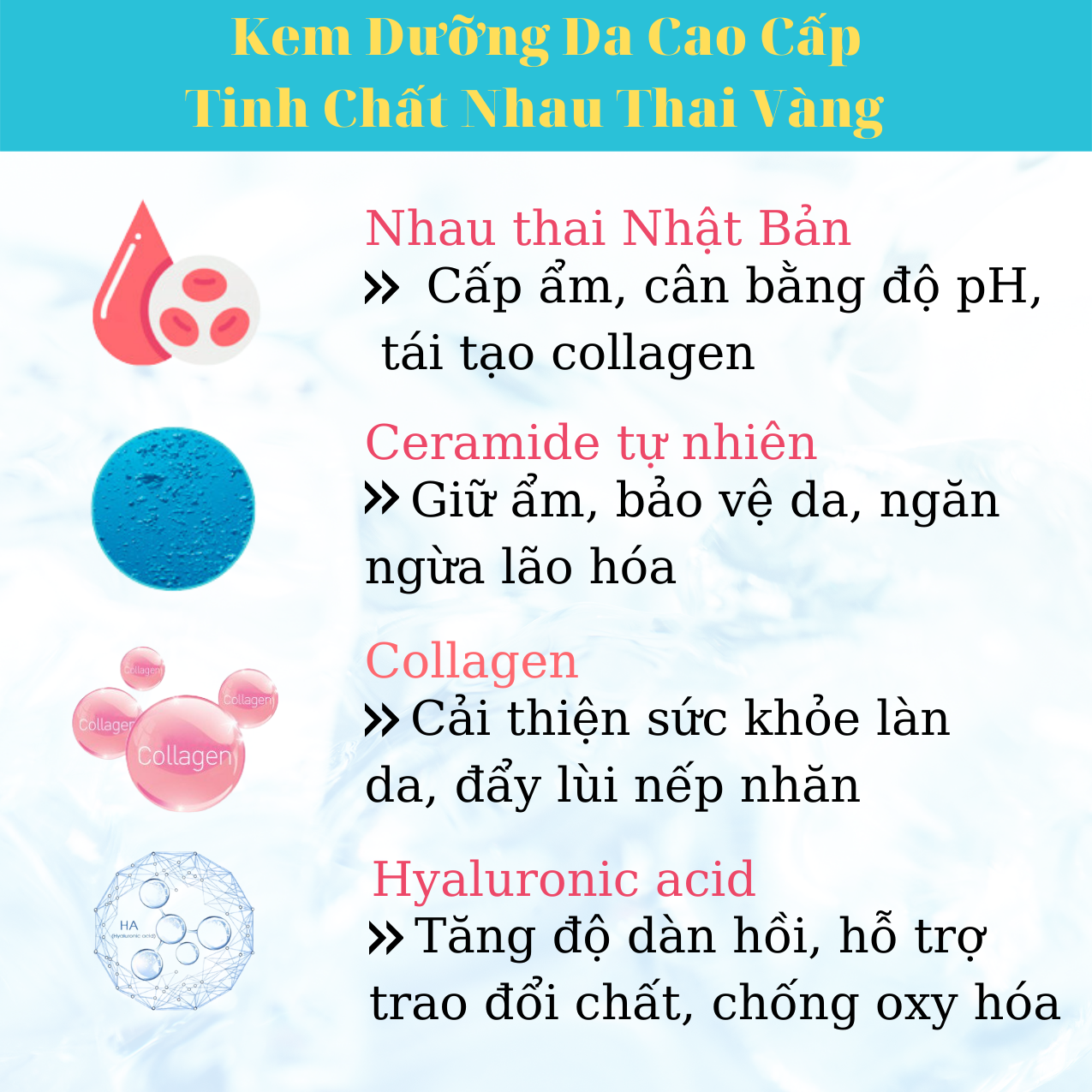 Combo Bộ Sản Phẩm Dưỡng Da Cao Cấp Nhau Thai Nhật Bản MICCOSMO White Label Gold