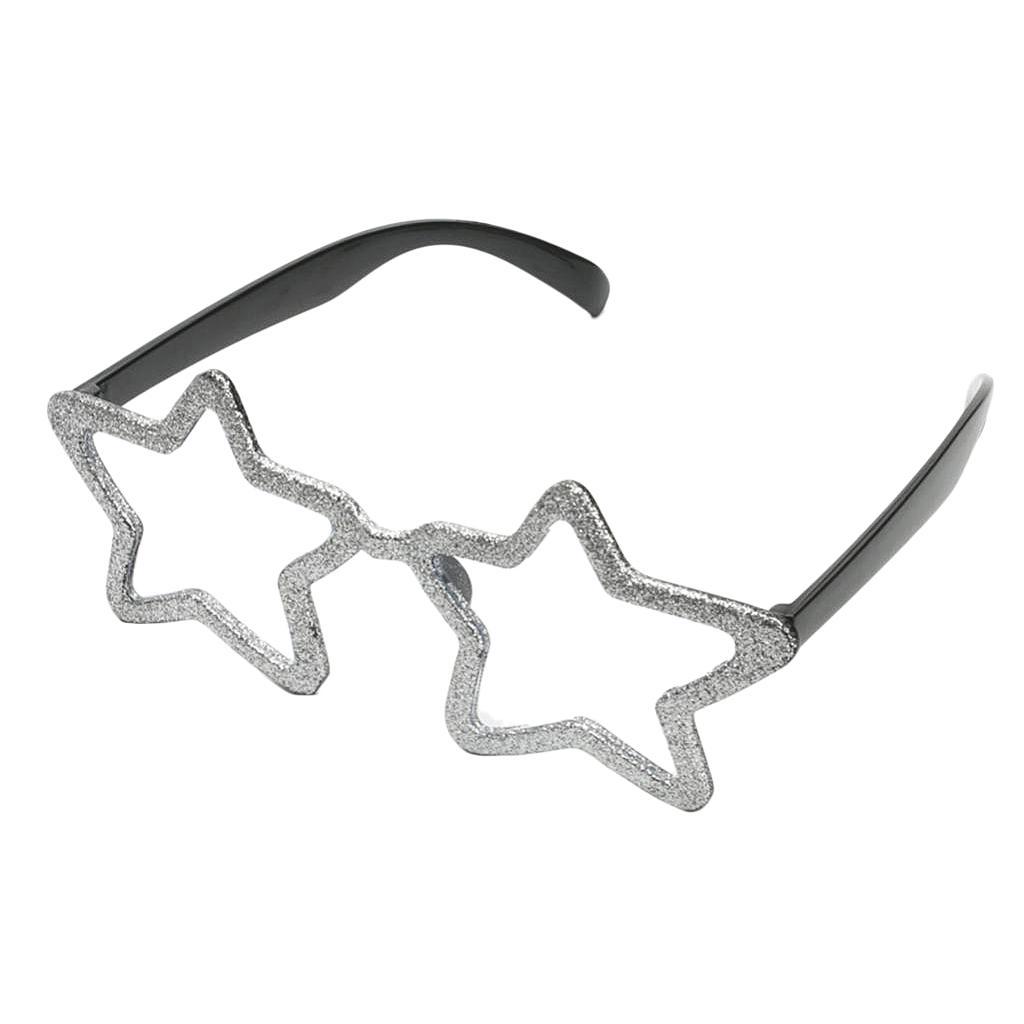 4 Pieces Star Sunglasses Novelty Eyeglasses Fancy Dress Glasses Accessories