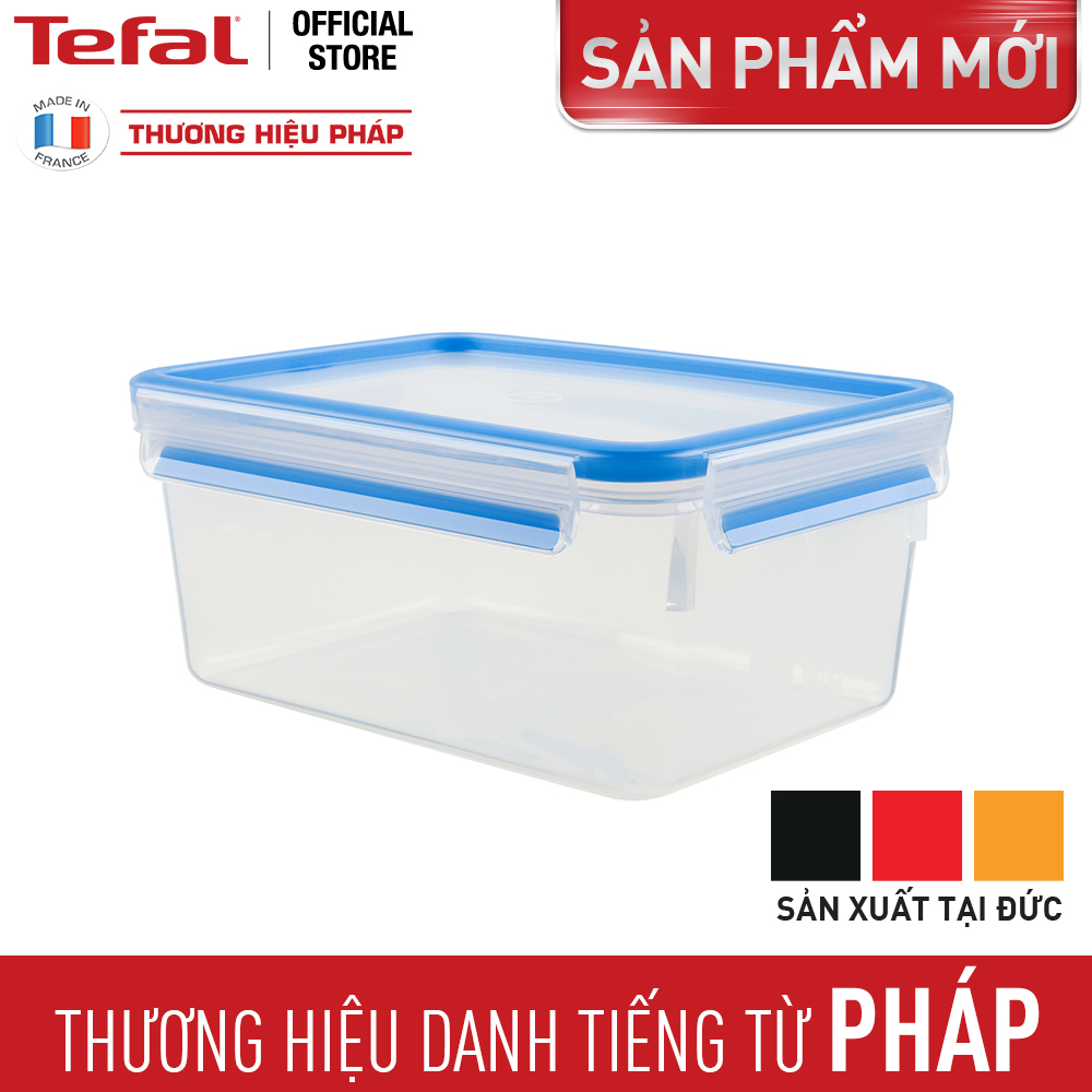 Hộp nhựa vuông Tefal MasterSeal K3021522 - 2.3 L - Hàng chính hãng