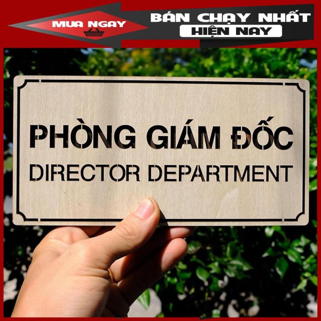 Tranh gỗ treo tường_Bảng gỗ trang trí khắc tên phòng F01_CRN_01 Trenddecor
