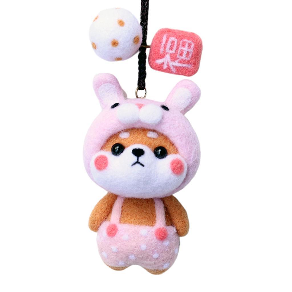 DIY Lovely Animal Felting Kit for Beginners Kids Rabbit