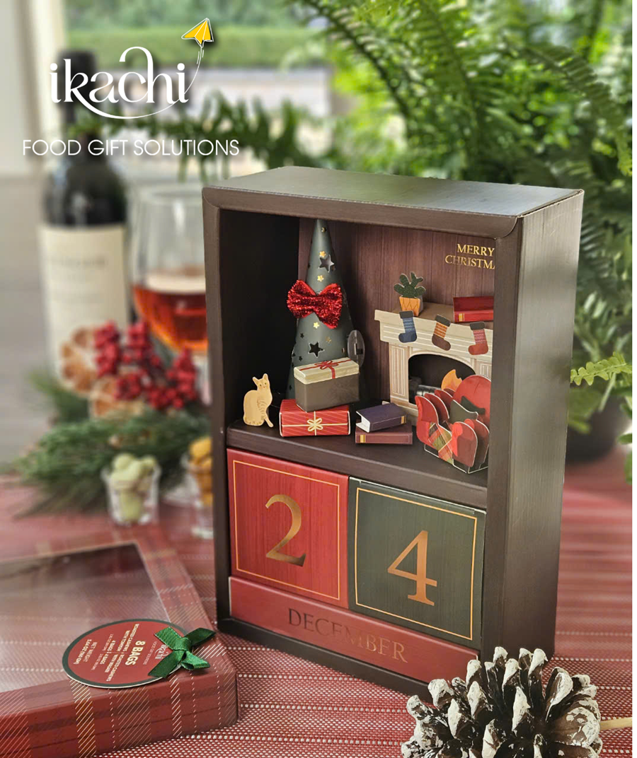 Set Quà Giáng sinh xanh &quot;Warm Christmas&quot; - Hộp lịch Noel, Quà tặng Noel ý nghĩa cho gia đình, doanh nghiệp