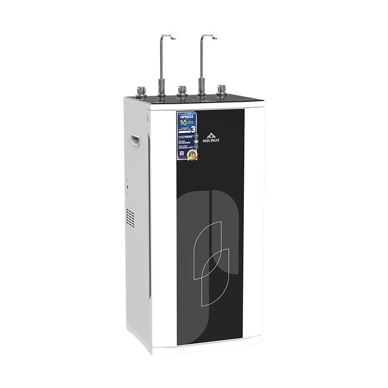 Máy lọc nước RO nóng lạnh Hòa Phát HPN625 - đạt chuẩn uống trực tiếp tại vòi - bảo hành 36 tháng - Hàng chính hãng