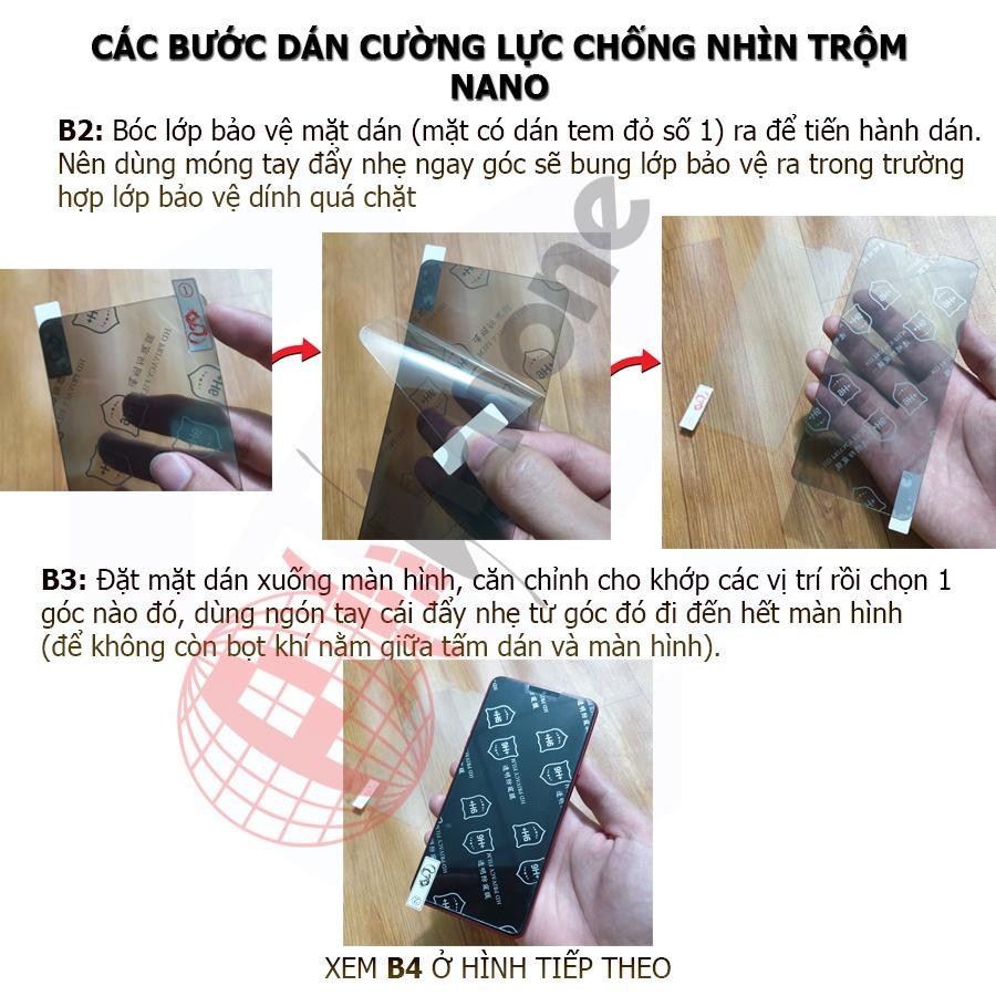 Dán chống nhìn trộm iphone 13, 13 Mini, 13 Pro, 13 Pro Max - Dán cường lực dẻo nano 9H