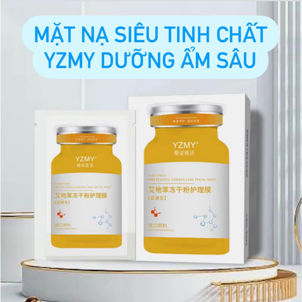 Sản phẩm dụng cụ làm đẹp cho bạn gái  _ Set 10 miếng mặt nạ tế bào gốc dưỡng ẩm làm đẹp cho mặt