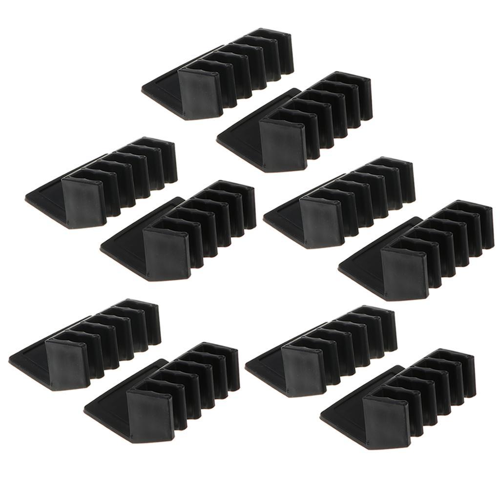 5 Set Cable Clips Self Adhesive Cord Management Holder Organizer Clamp