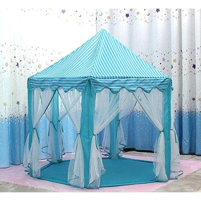 Lều rèm hoàng tử màu xanh loại đẹp chắc chắn