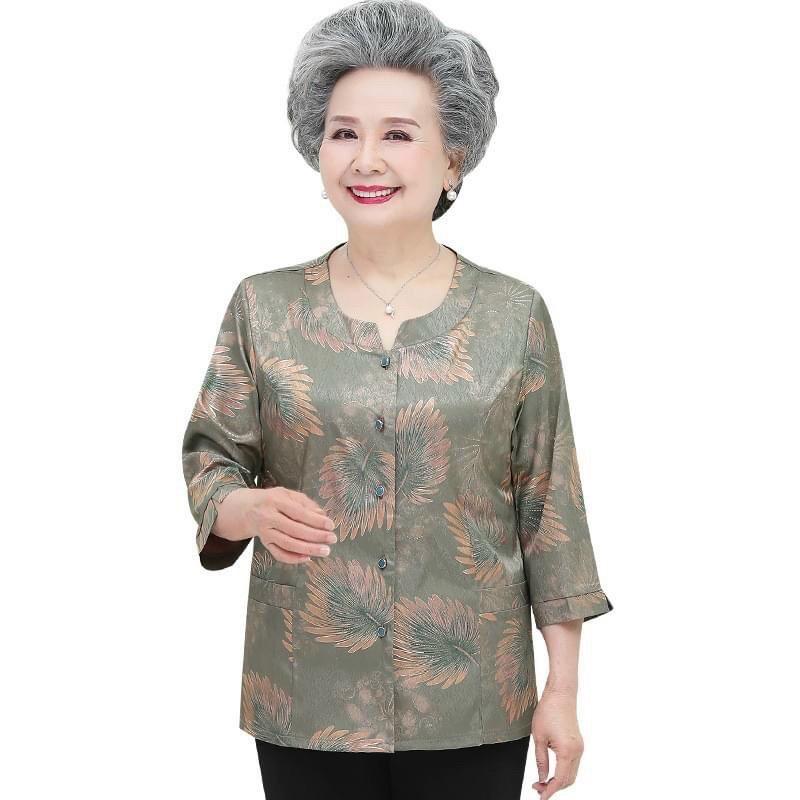 Áo lụa trung niên tay lỡ tặng bà, tặng mẹ