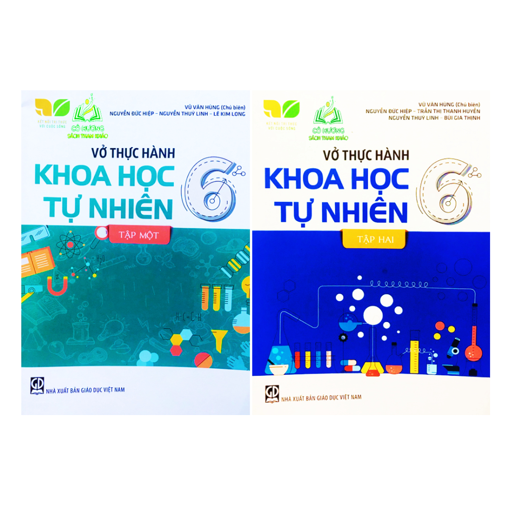 Sách - combo vở thực hành khoa học tự nhiên lớp 6 tập 1+2