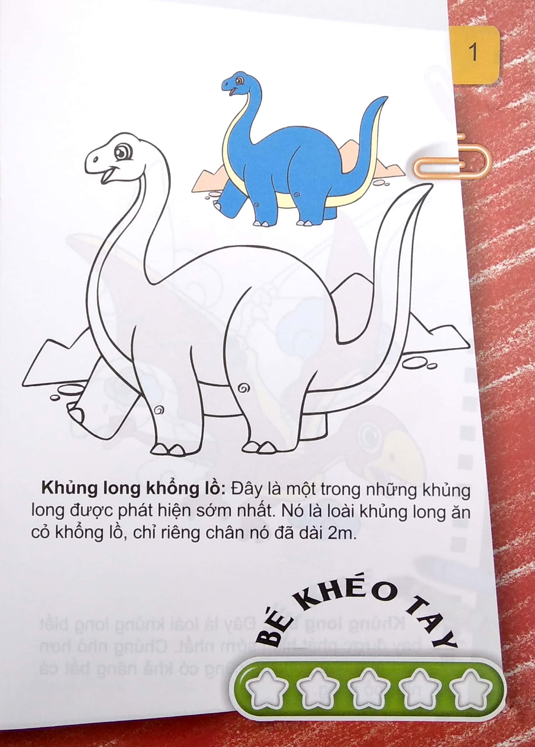 Bé Khéo Tay - Bé Tô Màu - Khủng Long (Tập 2)