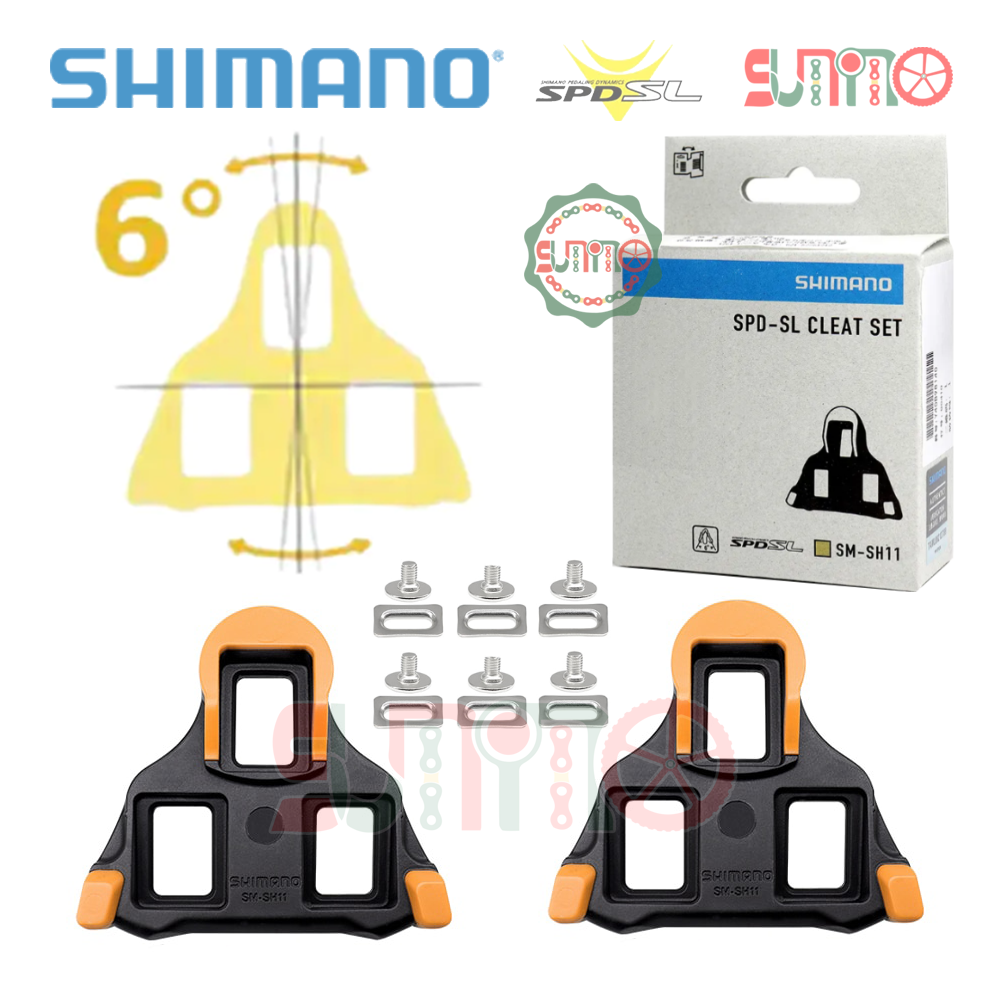 Can giày xe đạp road SHIMANO SPD-SL Cleat fullbox chính hãng