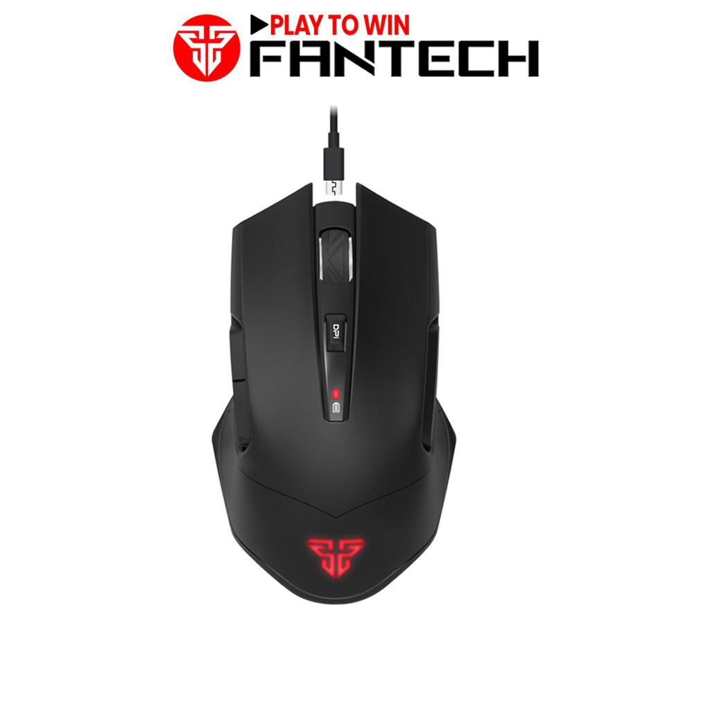 Chuột Gaming Không Dây Fantech WGC1 VENOM 2400DPI LED RGB 16,8 Triệu Màu 6 Phím Macro - Hàng chính hãng