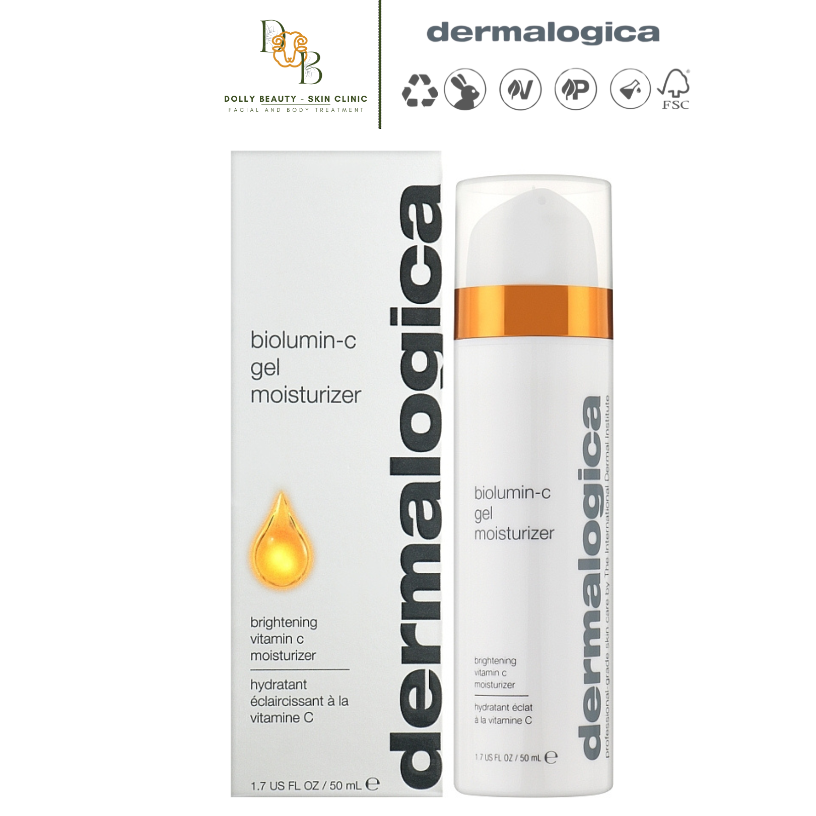 Kem dưỡng C trắng da BIOLUMIN-C GEL MOISTURIZER của Dermalogica