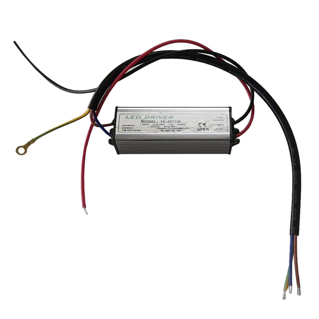 8-25 String 24W Downlight LED Power Supply Light Drive Constant Pressure Switch DRIVER Power Supply Outdoor LED Transformer, IP67 Waterproof