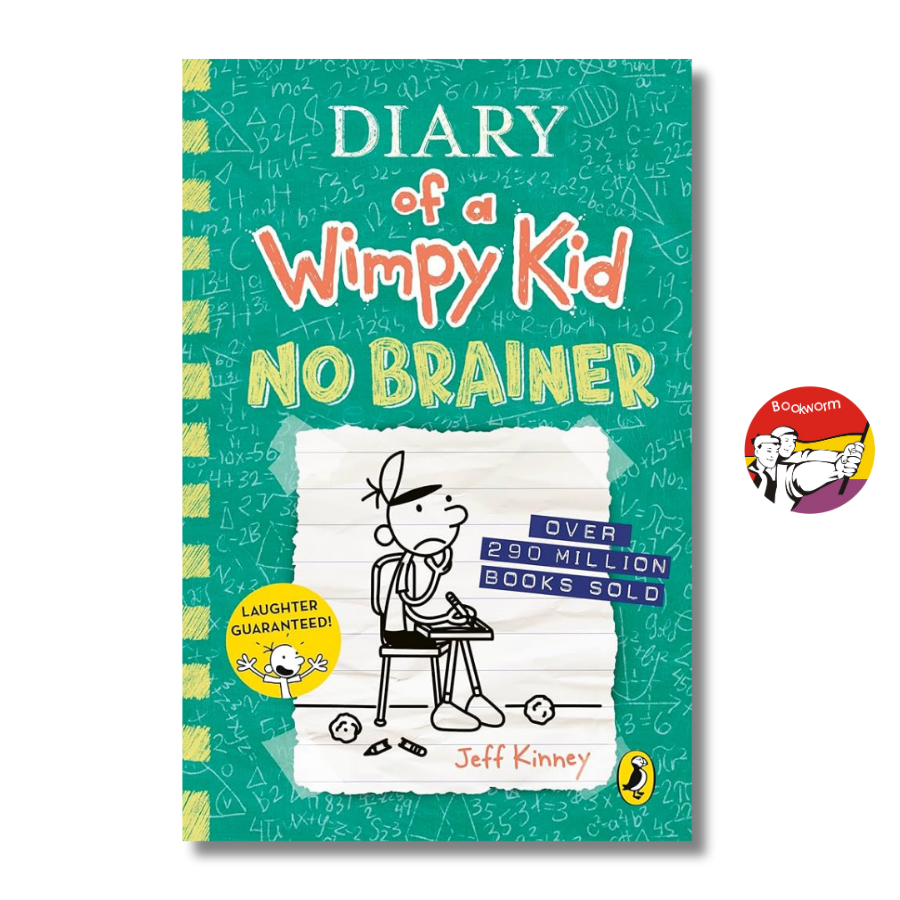 Sách - Diary of a Wimpy Kid: No Brainer by Jeff Kinney | Children’s Book / Ngoại văn Thiếu nhi