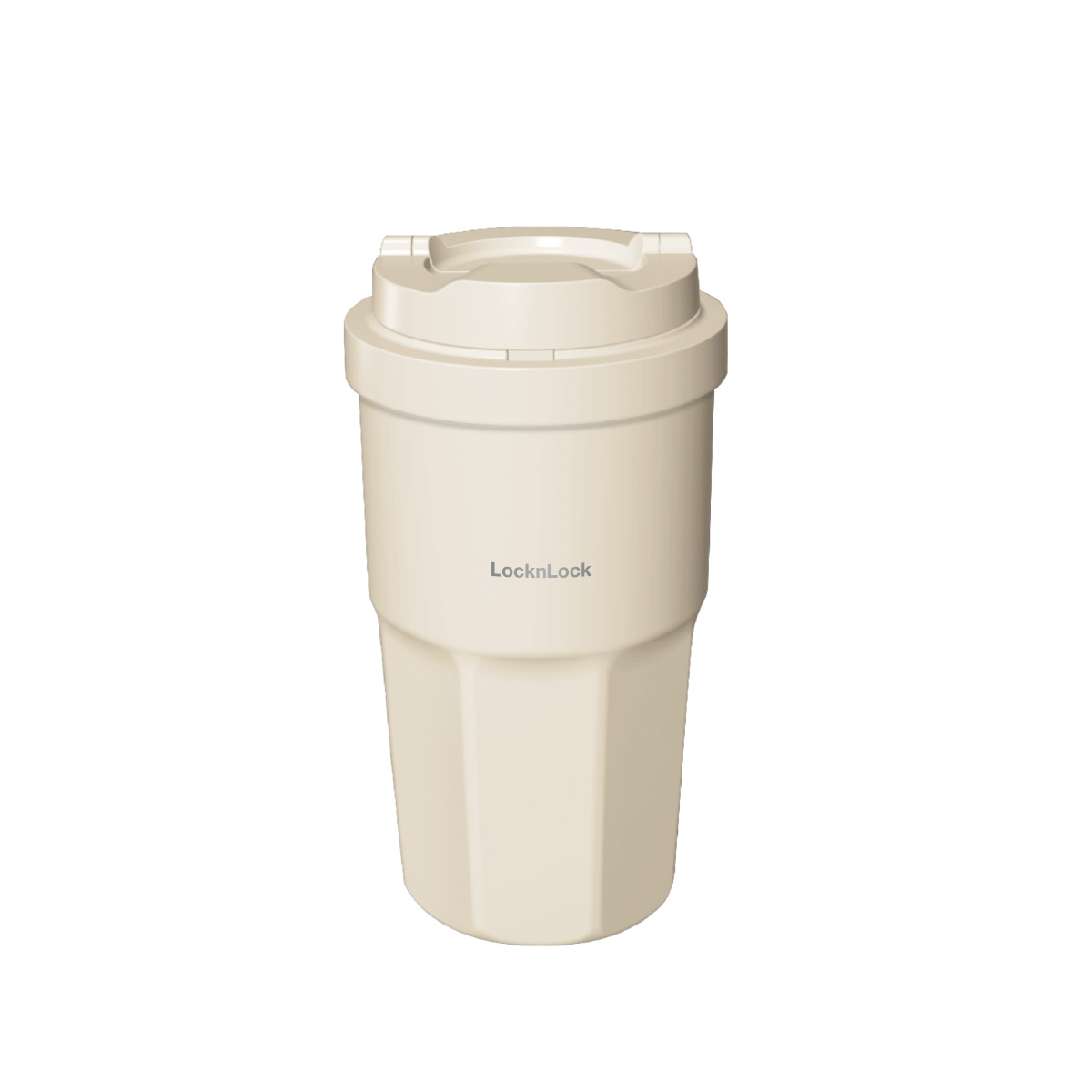 Ly giữ nhiệt LocknLock 460ml Coffee Tumbler màu trắng LHC3329BEG - Hàng chính hãng, thép không gỉ 316L - JoyMall