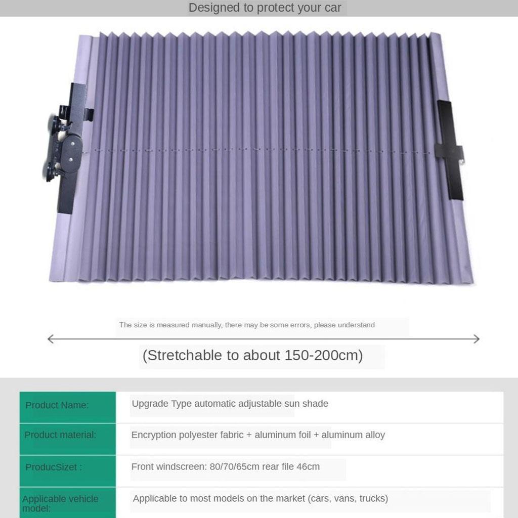 Universal Car Vehicle Retractable Curtain Prevent  Into Your Car