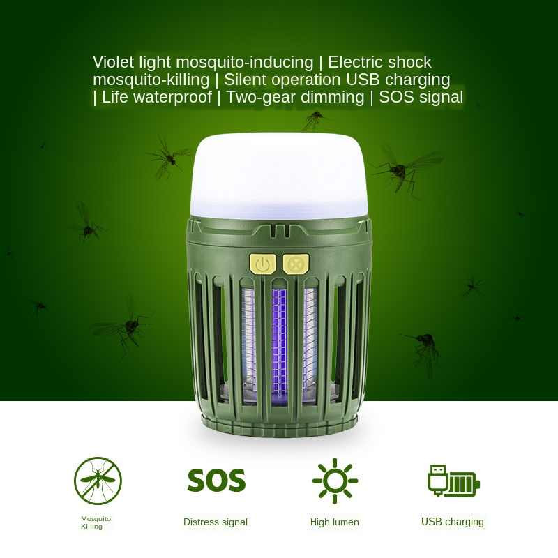 Đồ cắm trại Đèn đuổi muỗi Naturehike NH20ZM003 gọn nhẹ có móc treo tiện lợi 3 chế độ sáng A112