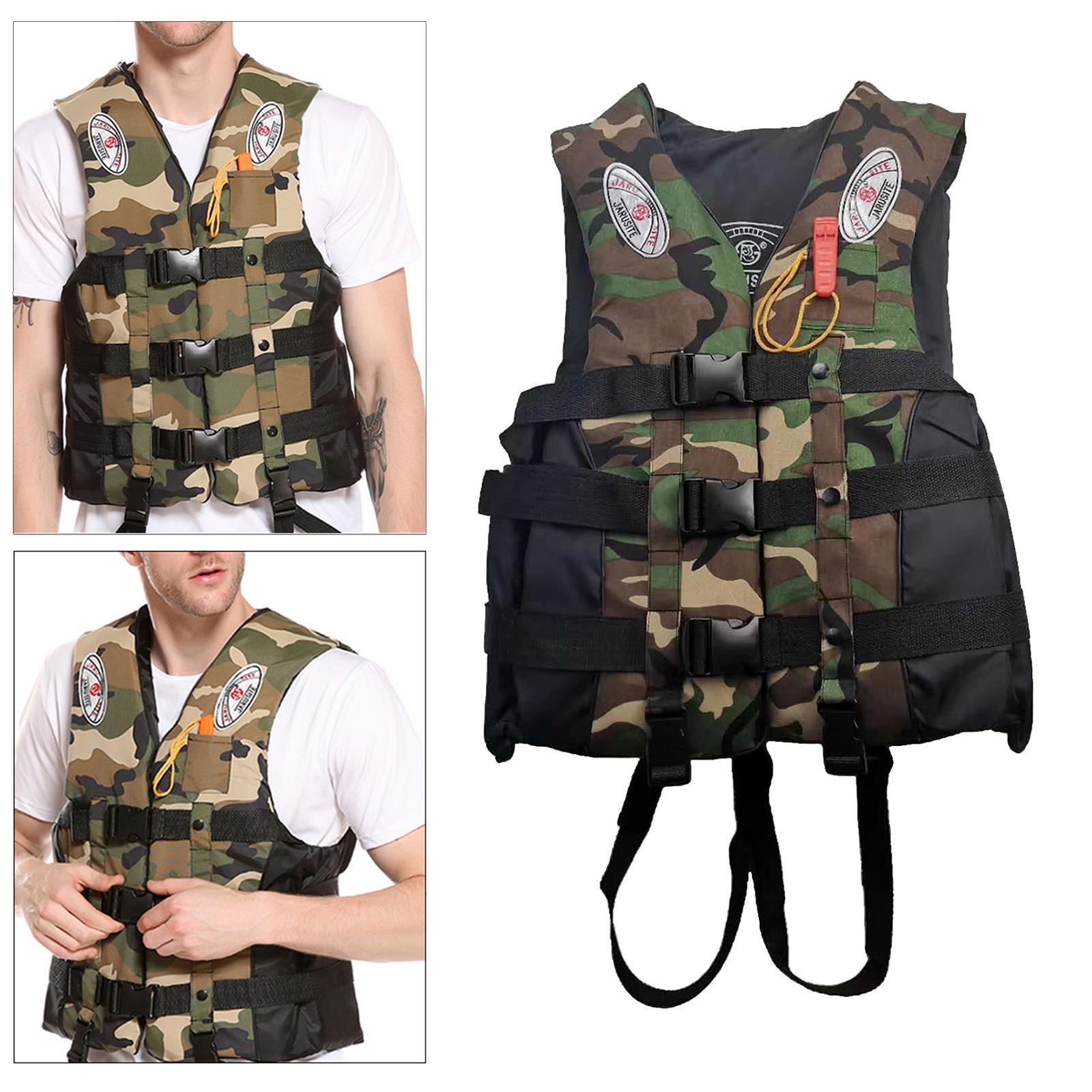 2xAdults Life Jacket Aid Vest Kayak Ski Buoyancy Fishing Sail Watersport L