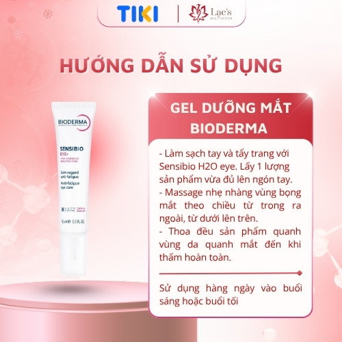 Gel dưỡng mắt 3 tác động thế hệ mới Bioderma Sensibio Eye+ 15ml