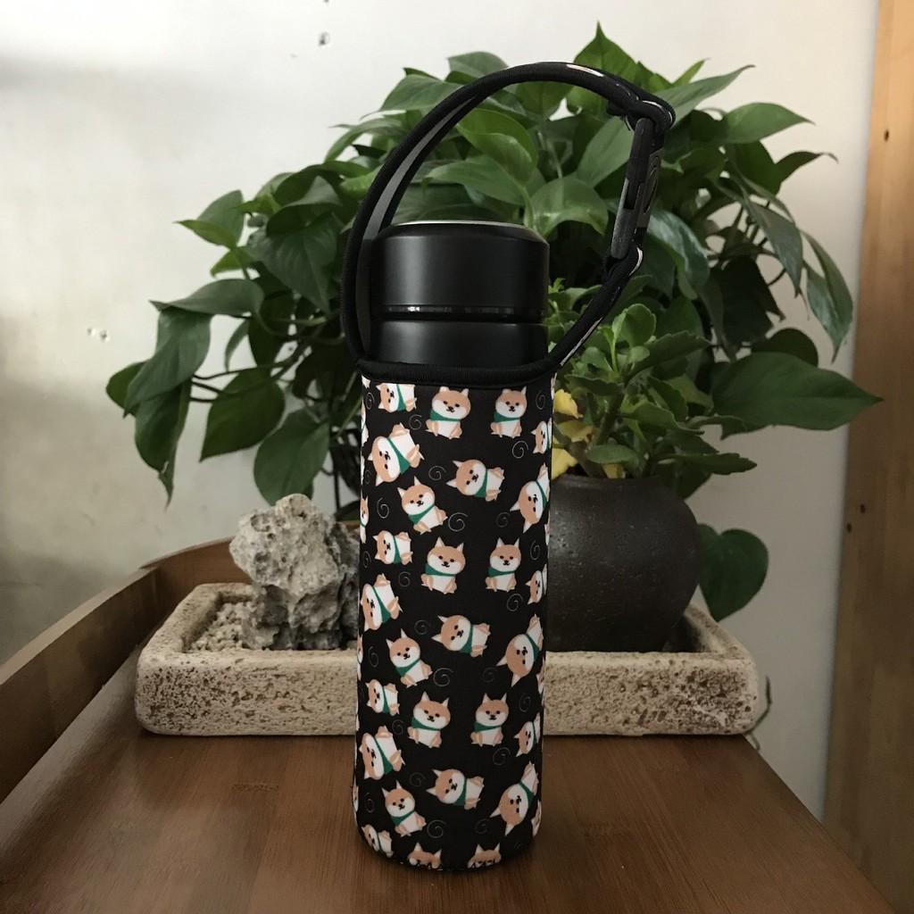 Không kèm bình ) Túi đựng bình giữ nhiệt, túi đựng bình nước chống va đập 500 - 700 ml tiện lợi- - Túi đựng bình nước, bình thủy tinh, bình giữ nhiệt