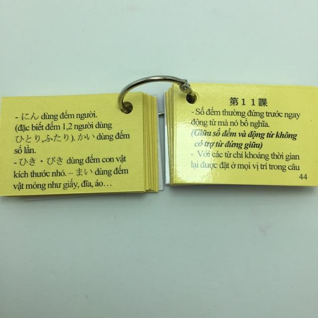 Bộ Thẻ học tiếng Nhật N5