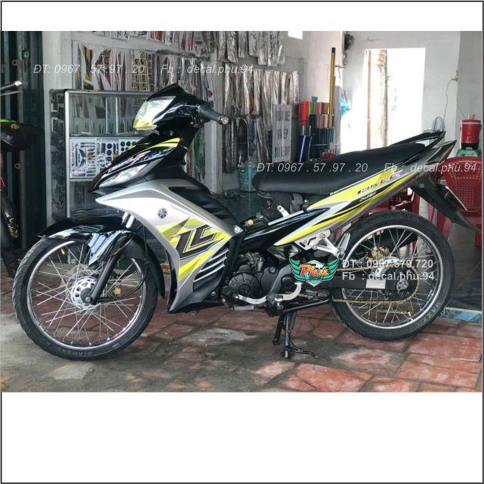 Tem Rời Exciter 135 Lc xám đen