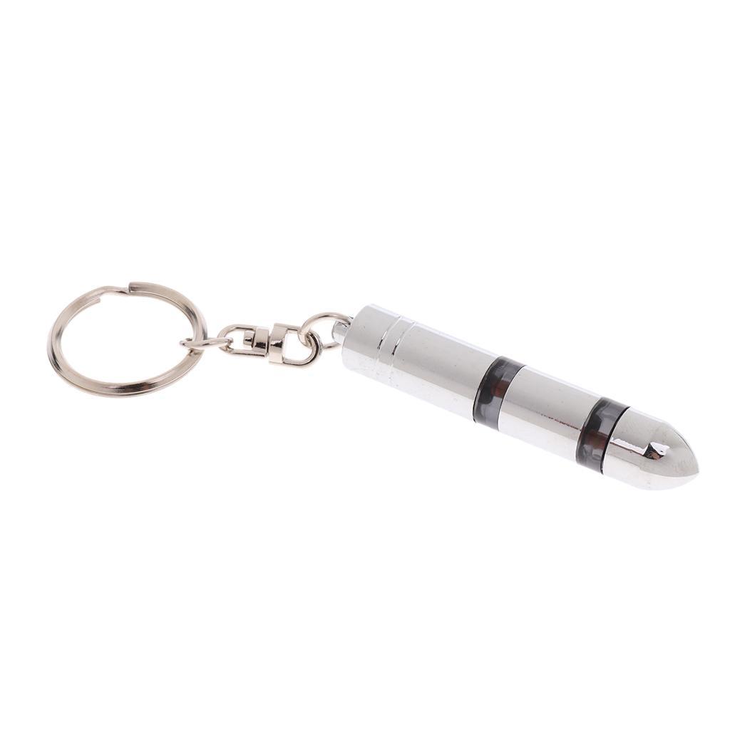 Car Mini Anti Static Electricity  Remover Key Chain Keyring Black