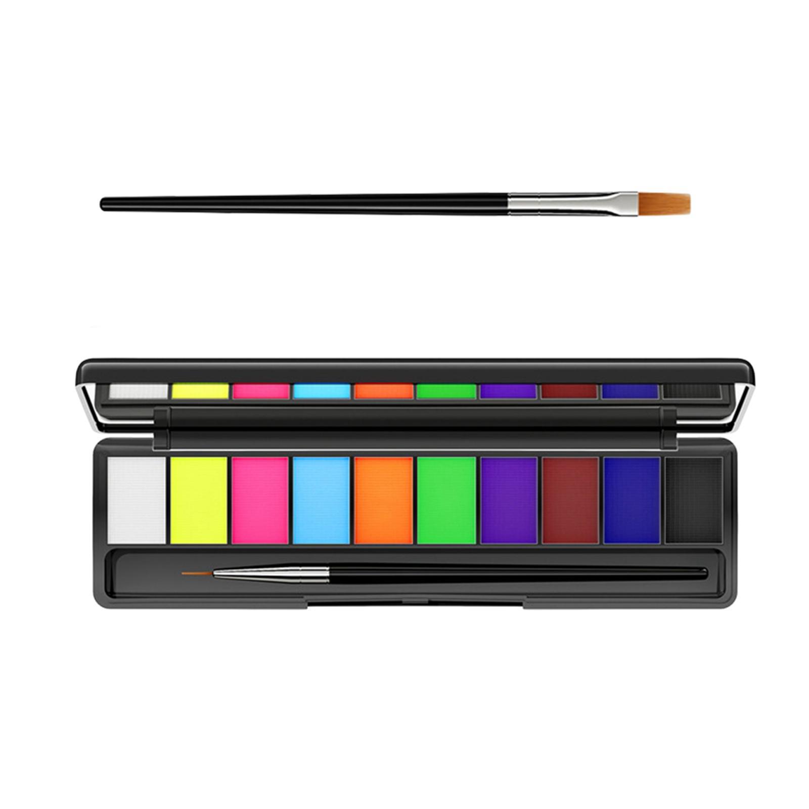 Face Painting Palette Water based Paints Face Body Painting Set for Theater Cosplay Costume