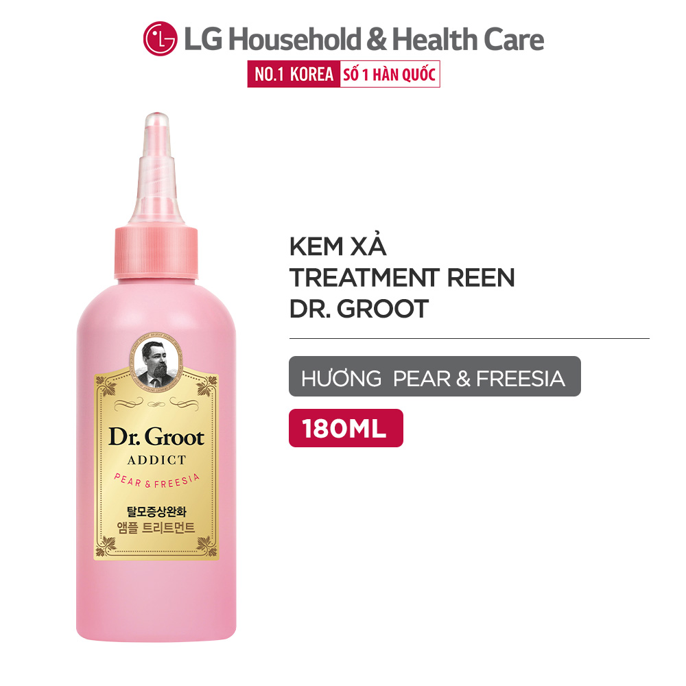 Bộ 2 Dầu Gội và Kem Xả Reen Dr.Groot Chăm sóc Dâu Đầu và Ngăn Tóc Gãy Rụng Addict Hương Jasmin Allure &amp;amp; Pear Freesia